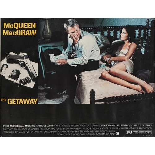 795 - Steve McQueen interest The Getaway film poster, copyright 1972 National General Pictures Corp, 34.5c... 