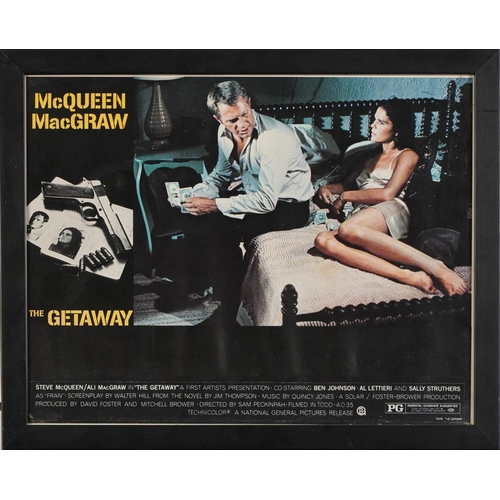 795 - Steve McQueen interest The Getaway film poster, copyright 1972 National General Pictures Corp, 34.5c... 