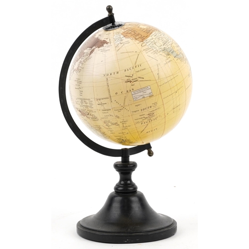 1313 - 1:720, 000, 000 scale table globe, 38cm high