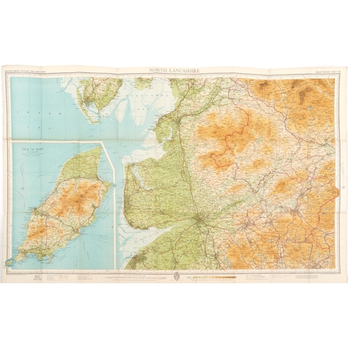 719 - Folding Ordnance Survey maps including Bartholomew's Revised Half Inch maps of England & Wales with ... 