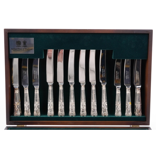Arthur Price John Mason canteen of silver plated cutlery