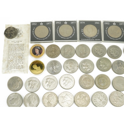 658 - Collection of commemorative crowns and coins