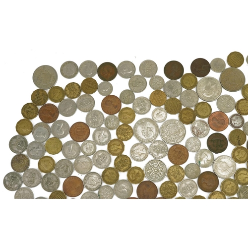 661 - British coinage including sixpences and shillings