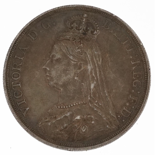 621 - Queen Victoria 1887 silver crown