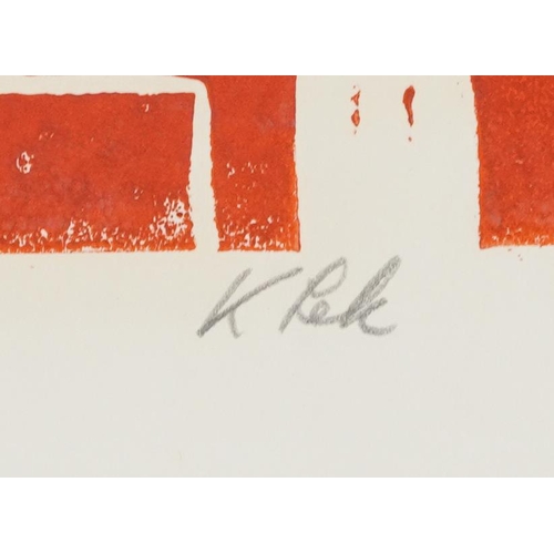 1514 - Karel Lek - Ten pencil signed Welsh prints, each unframed, the largest 53cm x 38cm excluding the mou... 