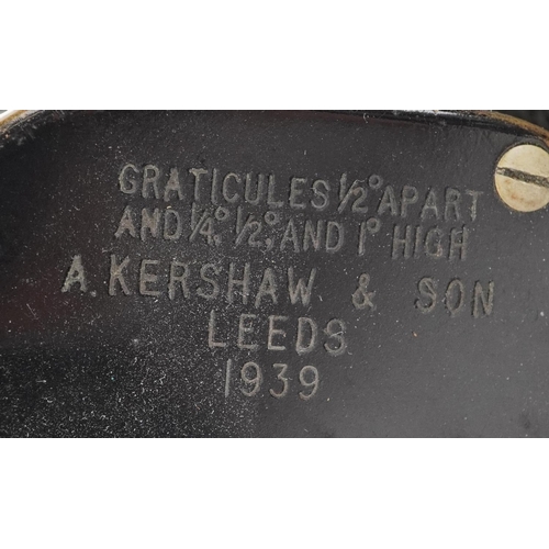 864 - Kershaw & Son of Leeds, two pairs of military interest Bino Prism No 2 MK 2 x 6 binoculars with case... 