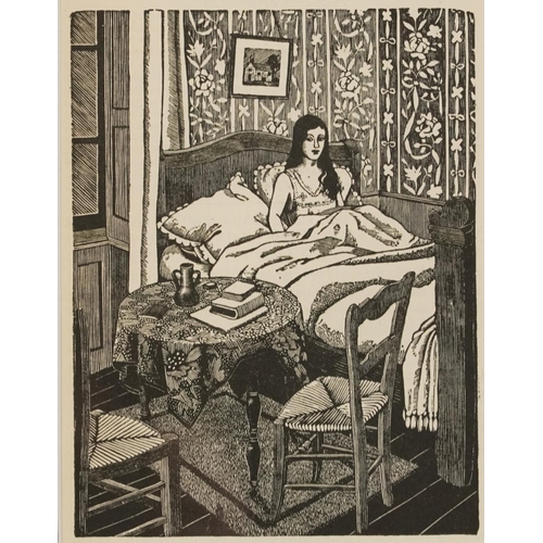 322 - Tirzah Garwood - The Wife, wood engraving, various inscriptions verso including Ravilious and The Lo... 