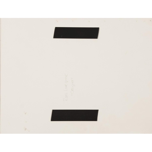 350 - Ross Lovegrove - Abstract compositions, pair of inks, each inscribed verso Designer, mounted, unfram... 