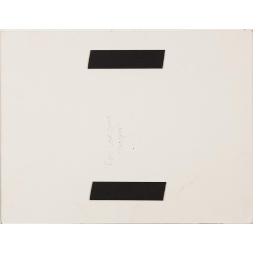 350 - Ross Lovegrove - Abstract compositions, pair of inks, each inscribed verso Designer, mounted, unfram... 