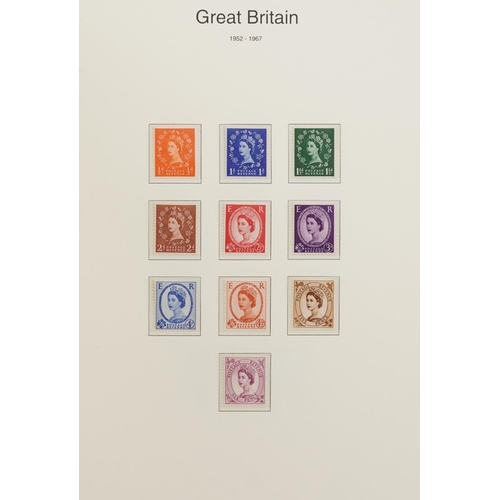 768 - Collection of British stamps and Royal Mail First Day covers arranged in six albums