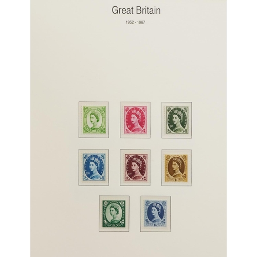 768 - Collection of British stamps and Royal Mail First Day covers arranged in six albums