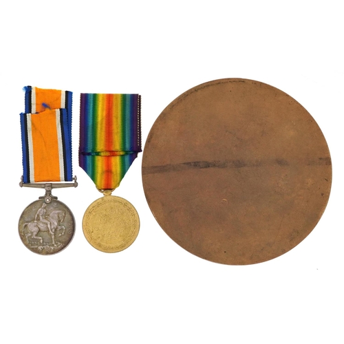 814 - British military World War I medal group relating to Private John William Locker comprising Victory ... 