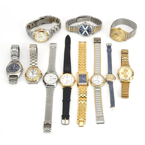 2636 - Vintage and later ladies and gentlemen's wristwatches including Avia Mariner, Sekonda, Lorus and Cit... 