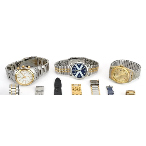 2636 - Vintage and later ladies and gentlemen's wristwatches including Avia Mariner, Sekonda, Lorus and Cit... 