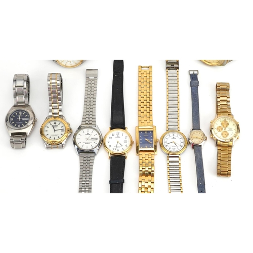 2636 - Vintage and later ladies and gentlemen's wristwatches including Avia Mariner, Sekonda, Lorus and Cit... 