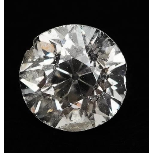 2063 - Loose diamond solitaire approximately 0.50 carat