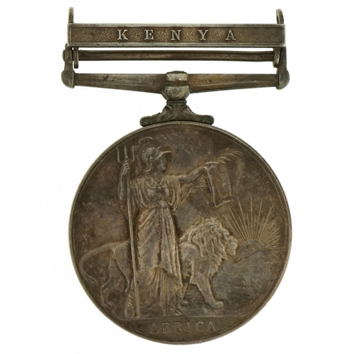 1719 - British military Elizabeth II Africa General Service medal with Kenya bar awarded to 23039096SPR.B.K... 