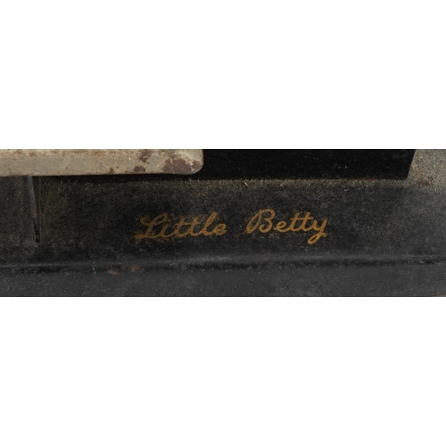 361 - Early 20th century tinplate Little Betty child's sewing machine, 20cm in length