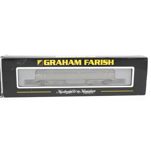 1527 - Two Graham Farish N gauge model railway locomotives with cases and boxes numbers 371-231 and 371-451