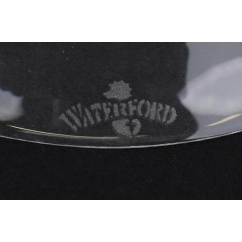 1094 - Waterford Crystal with boxes comprising Songs of Christmas, Silver Bells 2003 and Christmas Tree, ea... 