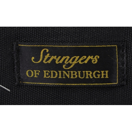 525 - Stringers of Edinburgh, protective violin case with hygrometer and velvet lined fitted interior, 80c... 