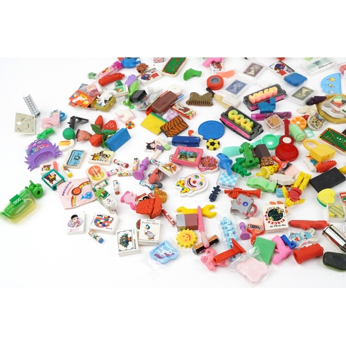 1390 - Large collection of vintage and later rubber erasers