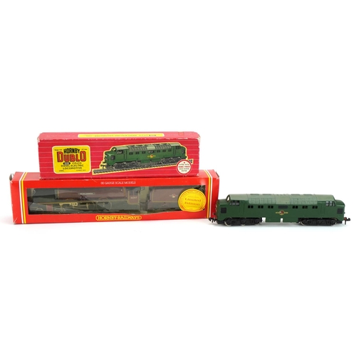 1544 - Two Hornby Dublo model railway locomotives with boxes comprising R194 City of Liverpool Coronation C... 