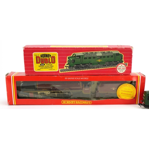 1544 - Two Hornby Dublo model railway locomotives with boxes comprising R194 City of Liverpool Coronation C... 