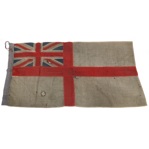 1736 - British military Naval Ensign flag, 135cm x 65cm