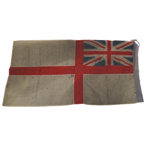 1736 - British military Naval Ensign flag, 135cm x 65cm