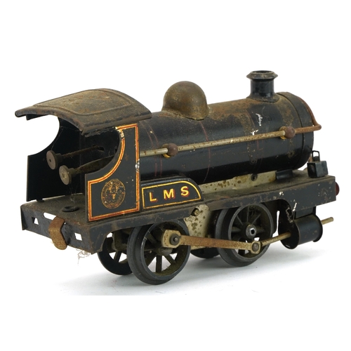 1554 - Hornby O gauge clockwork London, Midland and Scotland locomotive