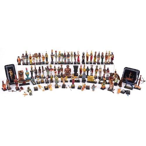 1386 - Collection of Gods of Ancient Egypt figures, the largest 12.5cm high