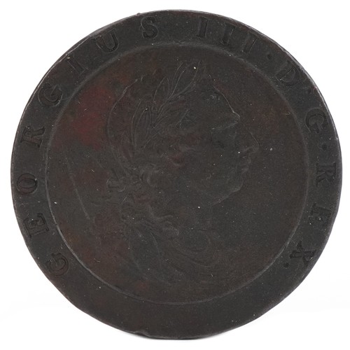 547 - George III 1797 copper Cartwheel penny