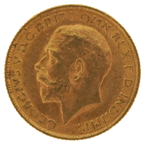 81 - George V 1912 gold sovereign - this lot is sold without buyer’s premium, the hammer price is the pri... 