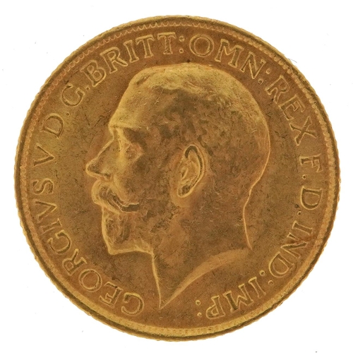 57 - George V 1913 gold sovereign - this lot is sold without buyer’s premium, the hammer price is the pri... 