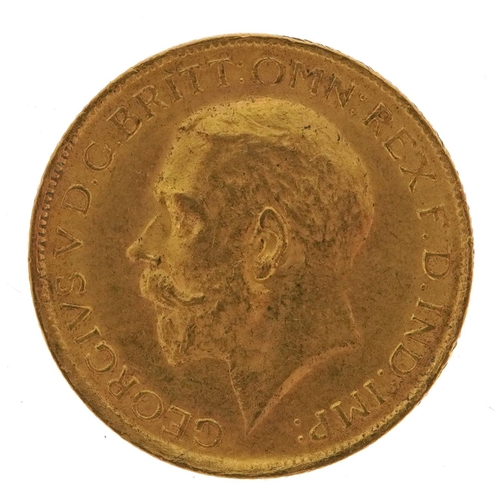49 - George V 1927 gold sovereign, South Africa mint - this lot is sold without buyer’s premium, the hamm... 