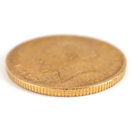 49 - George V 1927 gold sovereign, South Africa mint - this lot is sold without buyer’s premium, the hamm... 