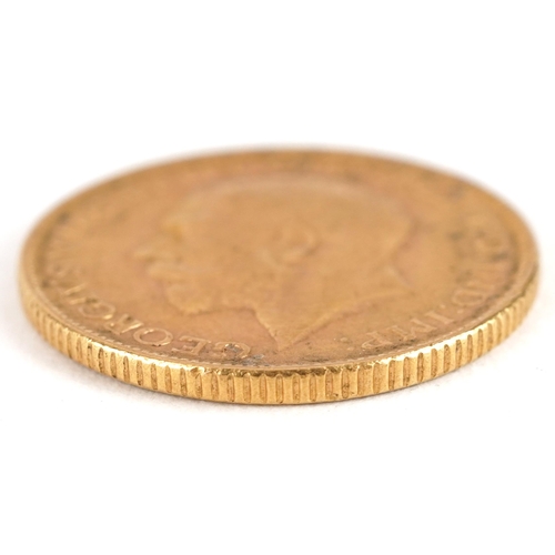 78 - George V 1918 gold sovereign, Bombay mint - this lot is sold without buyer’s premium, the hammer pri... 