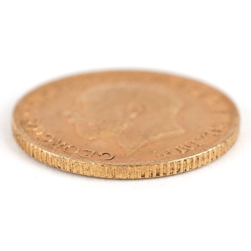 114 - George V 1913 gold sovereign - this lot is sold without buyer’s premium, the hammer price is the pri... 