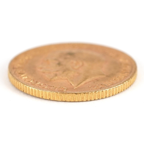 124 - George V 1913 gold sovereign - this lot is sold without buyer’s premium, the hammer price is the pri... 