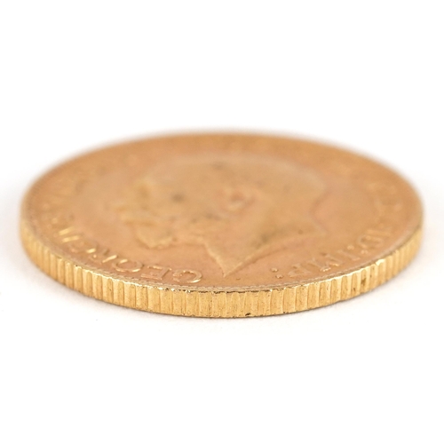 133 - George V 1915 gold sovereign - this lot is sold without buyer’s premium, the hammer price is the pri... 