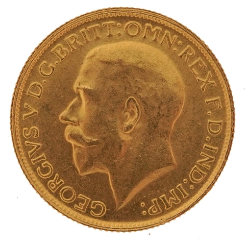 137 - George V 1918 gold sovereign, Perth mint - this lot is sold without buyer’s premium, the hammer pric... 