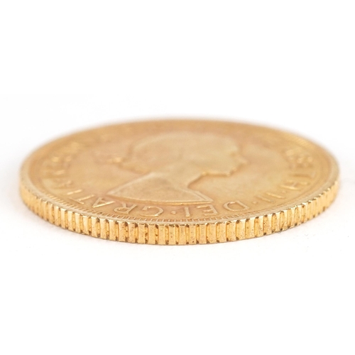 77 - Elizabeth II 1966 gold sovereign - this lot is sold without buyer’s premium, the hammer price is the... 