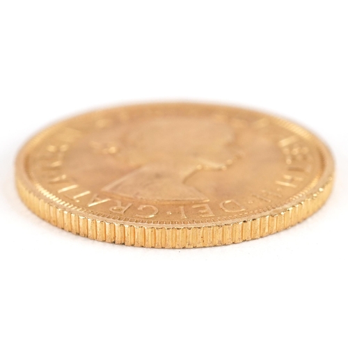 75 - Elizabeth II 1963 gold sovereign - this lot is sold without buyer’s premium, the hammer price is the... 