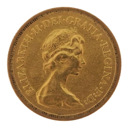 43 - Elizabeth II 1978 gold sovereign - this lot is sold without buyer’s premium, the hammer price is the... 