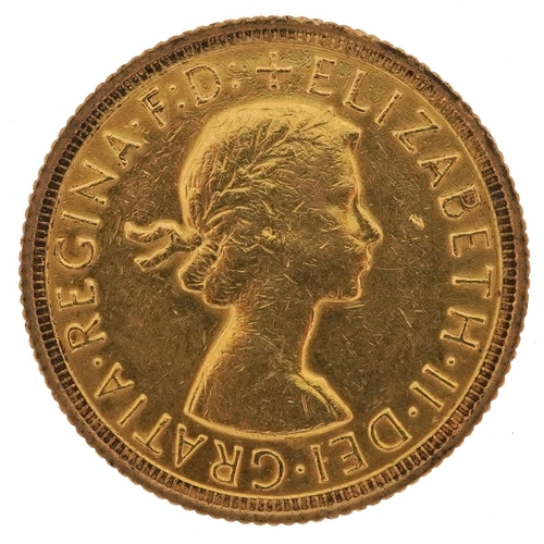 31 - Elizabeth II 1963 gold sovereign - this lot is sold without buyer’s premium, the hammer price is the... 