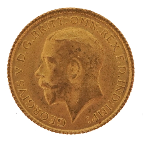 4 - George V 1912 gold half sovereign - this lot is sold without buyer’s premium, the hammer price is th... 