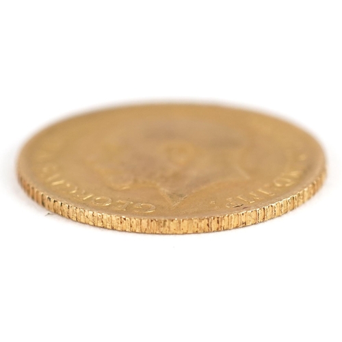 4 - George V 1912 gold half sovereign - this lot is sold without buyer’s premium, the hammer price is th... 