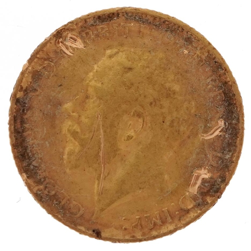 119 - George V 1915 gold half sovereign - this lot is sold without buyer’s premium, the hammer price is th... 