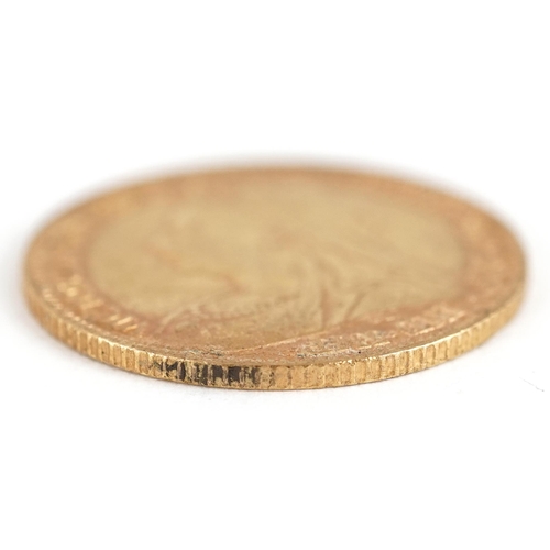 63 - Queen Victoria 1900 gold half sovereign - this lot is sold without buyer’s premium, the hammer price... 